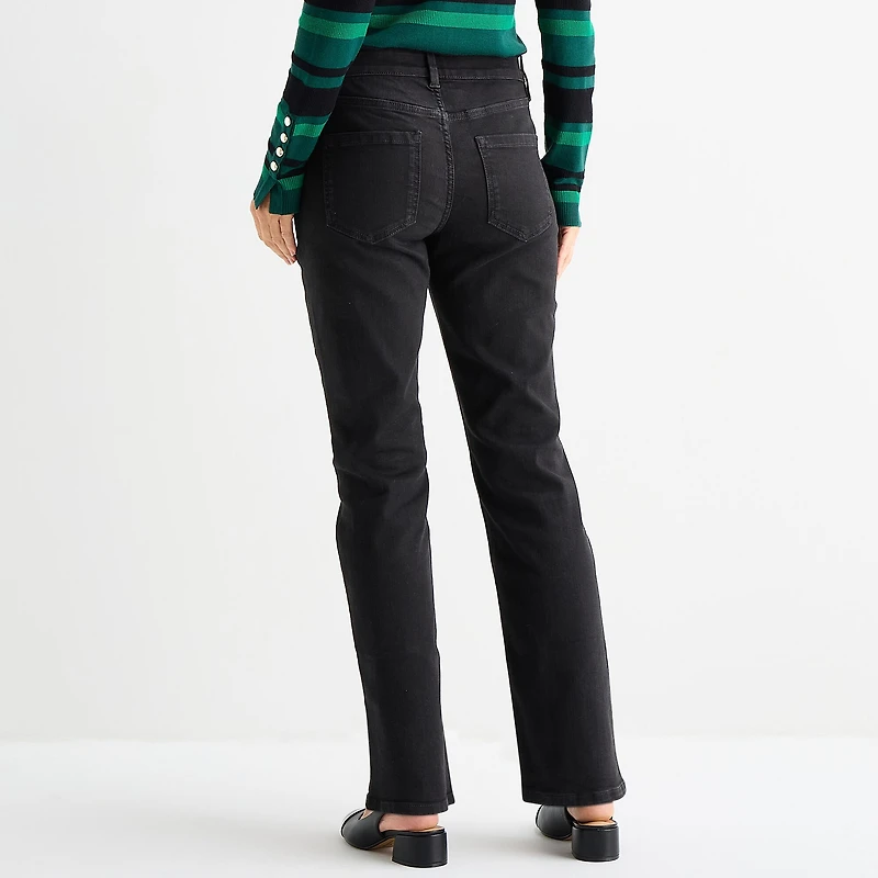 Liz Claiborne Sara Womens Tall Mid Rise Skinny Fit Jean