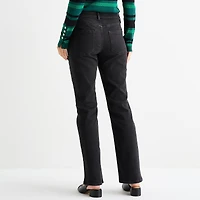 Liz Claiborne Sara Womens Tall Mid Rise Skinny Fit Jean