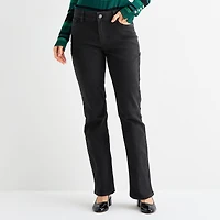 Liz Claiborne Sara Womens Tall Mid Rise Skinny Fit Jean