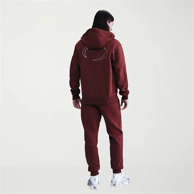 Nike Mens Cuffed Mid Rise Regular Fit Fleece Active Jogger Pant