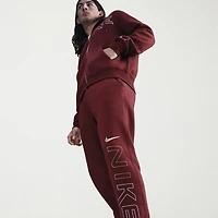 Nike Mens Cuffed Mid Rise Regular Fit Fleece Active Jogger Pant