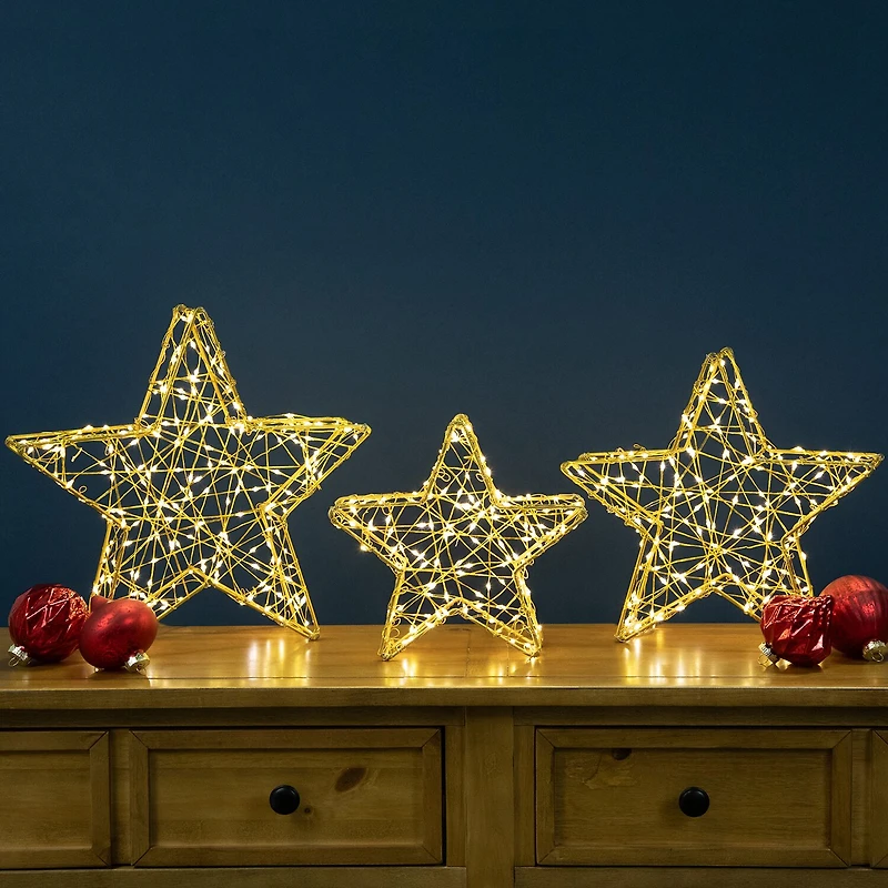 Northlight 14" Led Stars Christmas Yard Art