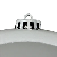 Silver Shatterproof Shiny Christmas Ball Ornament 10'' (250mm)