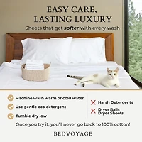 Bedvoyage Eco-Melange 300tc Sheet Set