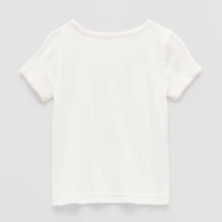 Okie Dokie Toddler & Little Girls Crew Neck Short Sleeve T-Shirt