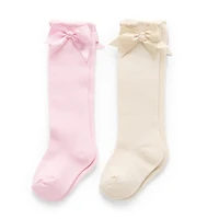 First Steps By Stepping Stones Baby Girls 2 Pair Knee High Socks