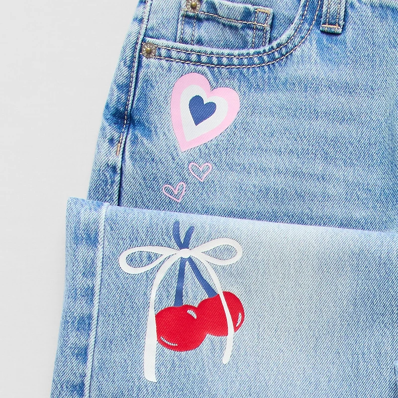 Thereabouts Little & Big Kid Girls Baggy Fit Jean
