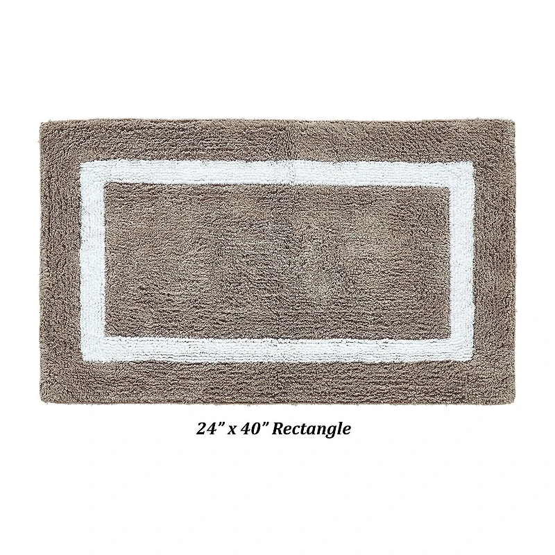 Better Trends Hotel Collection Cotton Reversible Bath Rug