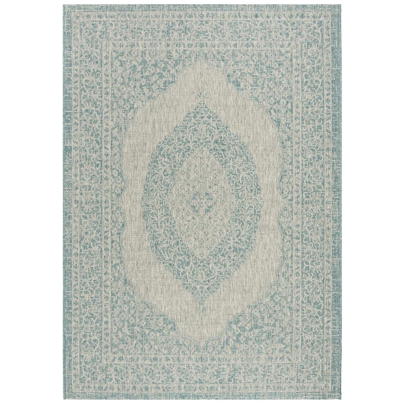 Safavieh Courtyard Collection Adria Oriental Indoor/Outdoor Area Rug