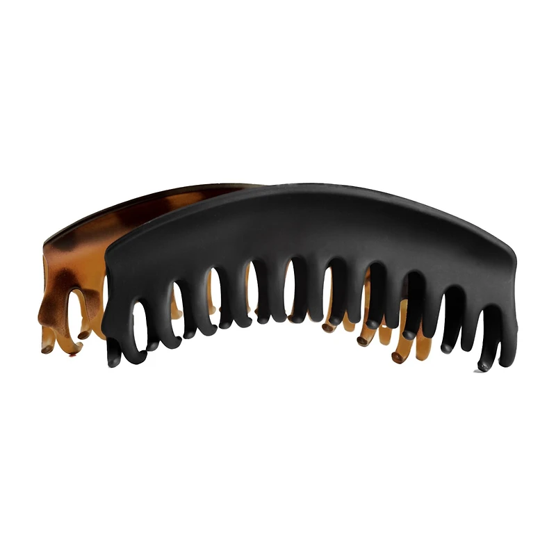Kitsch Recycled Plastic Large Dome Claw Clips 2pc