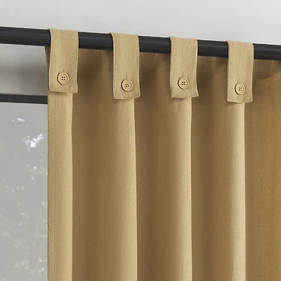 Archaeo Boulder Tab Top Sheer Single Curtain Panel