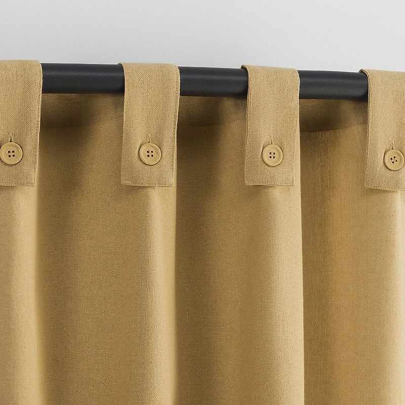 Archaeo Boulder Tab Top Sheer Single Curtain Panel