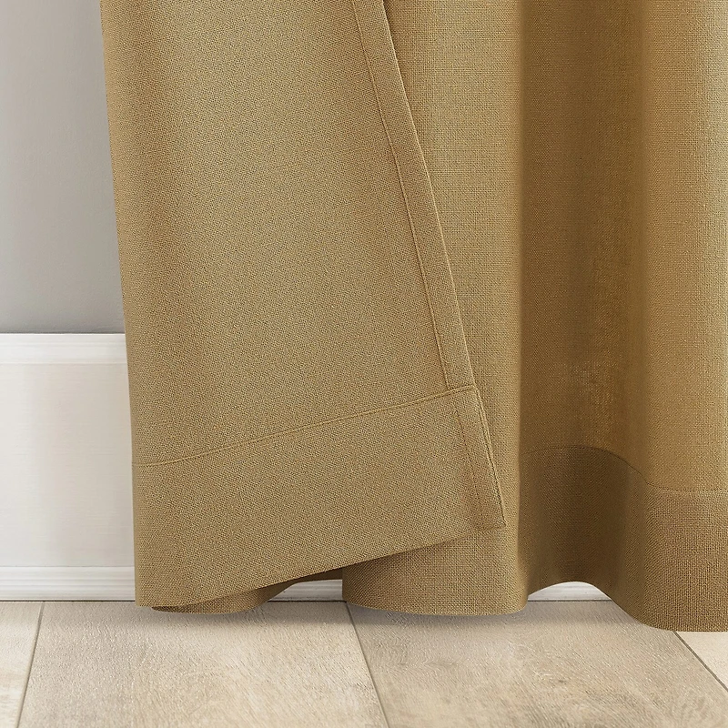 Archaeo Boulder Tab Top Sheer Single Curtain Panel