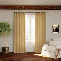 Archaeo Boulder Tab Top Sheer Single Curtain Panel