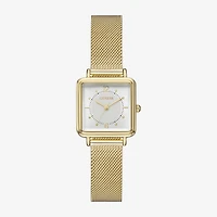 Geneva Womens Gold Tone Stainless Steel Strap Watch Fmdjm307