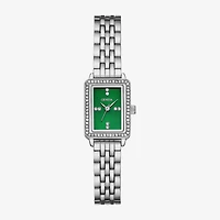 Geneva Womens Crystal Accent Silver Tone Bracelet Watch Fmdjm308