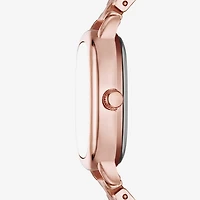 Geneva Womens Rose Goldtone Bracelet Watch Fmdjm310