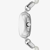 Geneva Womens Crystal Accent Silver Tone Bracelet Watch Fmdjm311