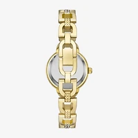 Geneva Womens Crystal Accent Gold Tone Bracelet Watch Fmdjm314