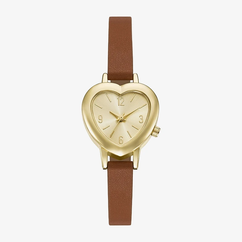 Womens Brown Strap Watch Fmdjo326