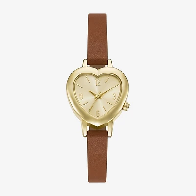 Womens Brown Strap Watch Fmdjo326