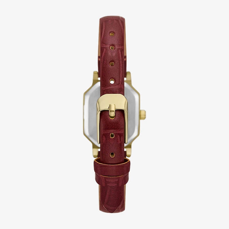 Womens Red Strap Watch Fmdjo332