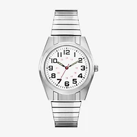 Mens Silver Tone Stainless Steel Expansion Watch Fmdjo333