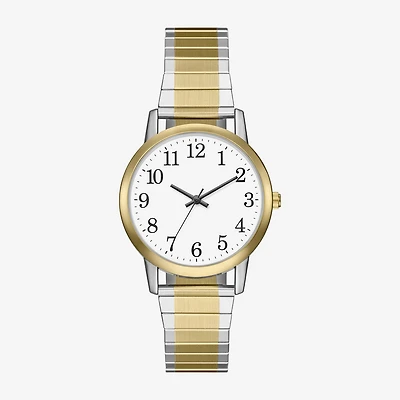 Mens Two Tone Stainless Steel Expansion Watch Fmdjo334