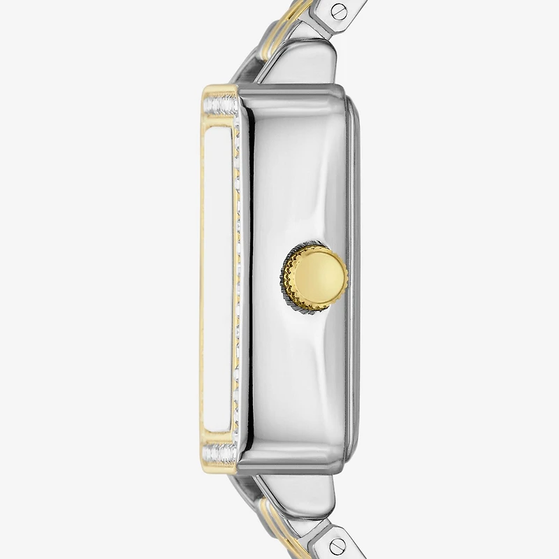Womens Crystal Accent Two Tone 9-pc. Watch Boxed Set Fmdjset358
