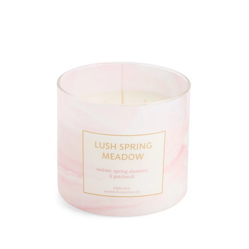 Distant Lands Lush Spring Meadow 3-Wick Scented Jar Candle