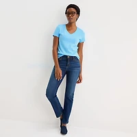 St. John's Bay Womens Tall V Neck Short Sleeve T-Shirt