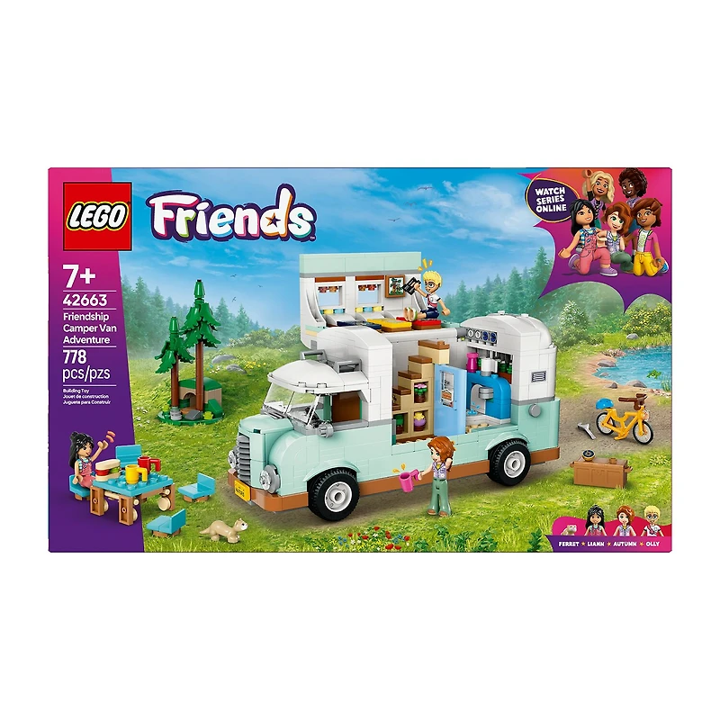 LEGO® Friends Camper Van 42663 Building Blocks 778-pc.