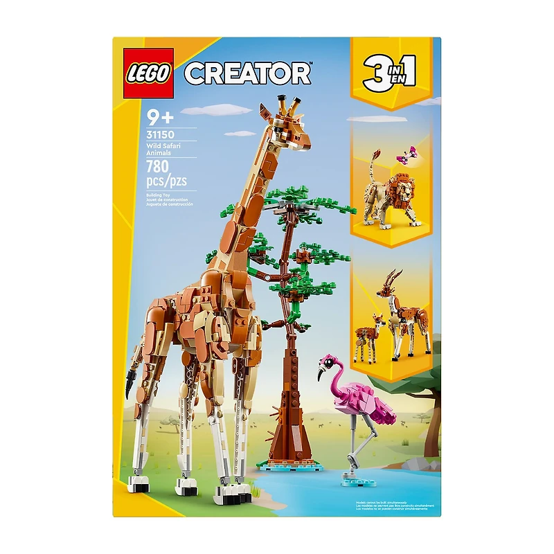 LEGO® Creator Safari Animals Building Blocks 780-pc.