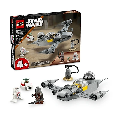 LEGO® Star Wars™ Mando And Grogu'S N-1 Starfighter Building Blocks 92-pc.