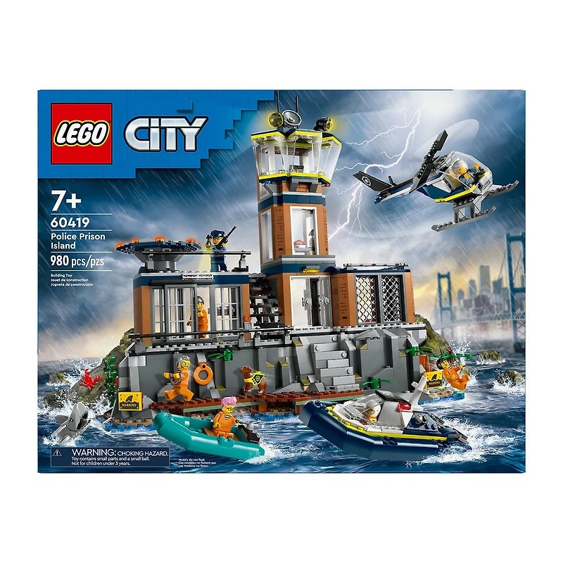 LEGO® City Prison Island Building Blocks 980-pc.