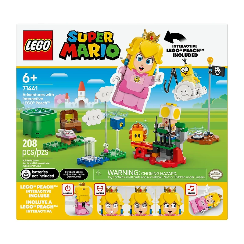 LEGO® Super Mario™ Peach Building Blocks 208-pc.