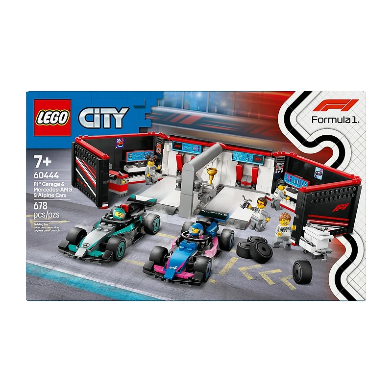 LEGO® City F1 Garage Building Blocks 678-pc.