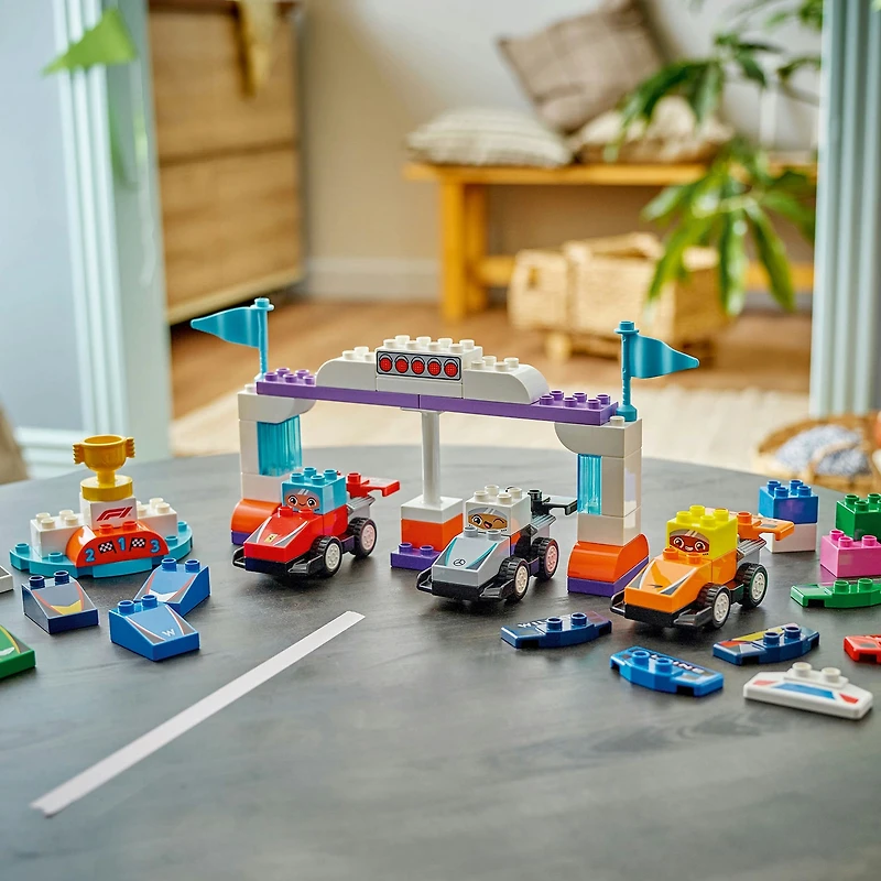 LEGO® DUPLO® F1 Team Race Car 10445 Building Blocks 70-pc.