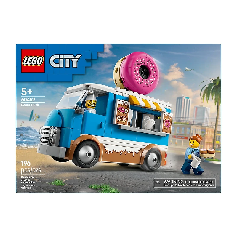 LEGO® City Donut Truck Building Blocks 196-pc.