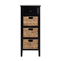 Michaela 4-Drawer Storage End Table