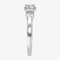 (I / I1) Womens 1 CT. T.W. Lab Grown White Diamond 10K Gold Round Solitaire Engagement Ring