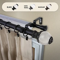 Rod Desyne Beam Double Curtain