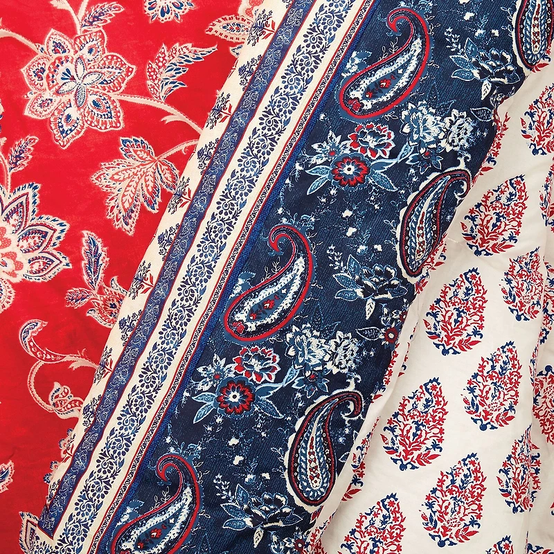 Indigo Bazaar Marbella 5-pc. Reversible Embroidered Comforter Set