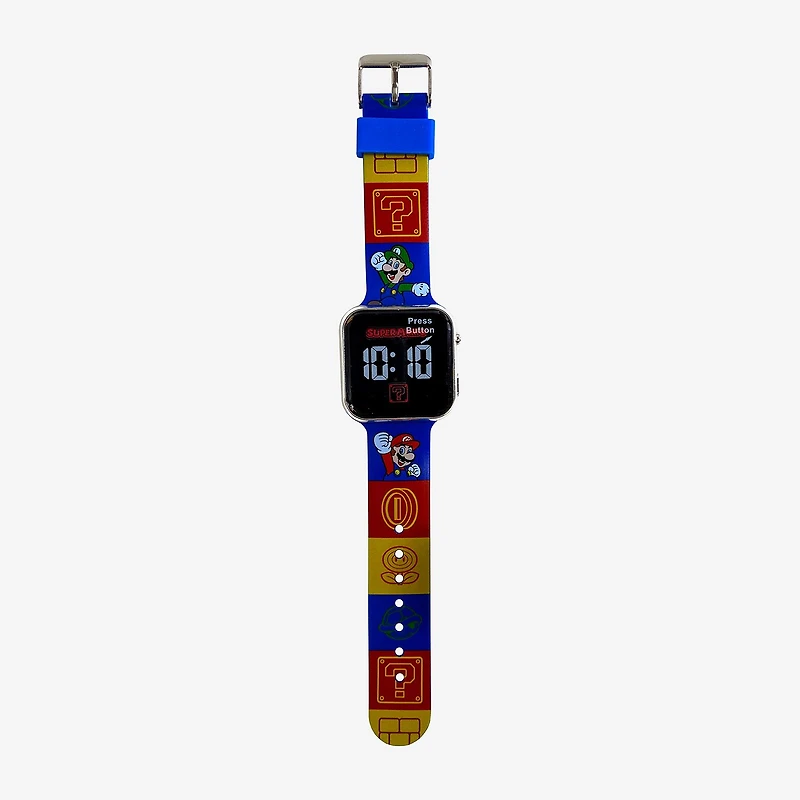 Nintendo Super Mario Boys Multicolor 2-pc. Watch Boxed Set Gsm40109jc