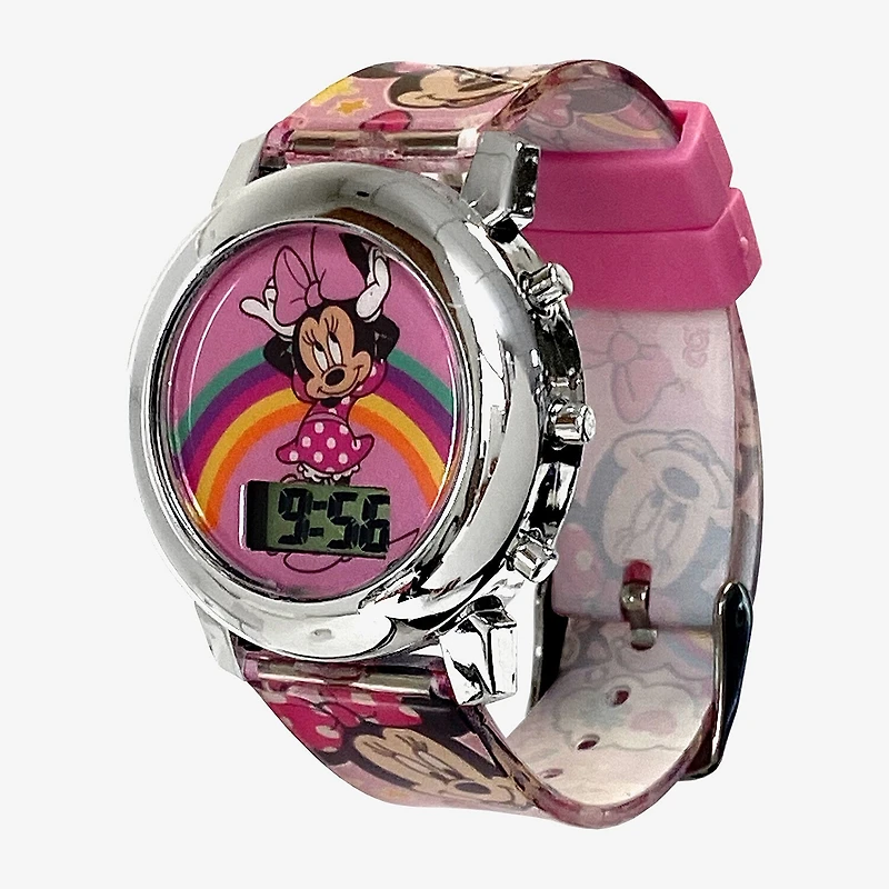 Disney Minnie Mouse Girls Multicolor 4-pc. Watch Boxed Set Mn40148jc