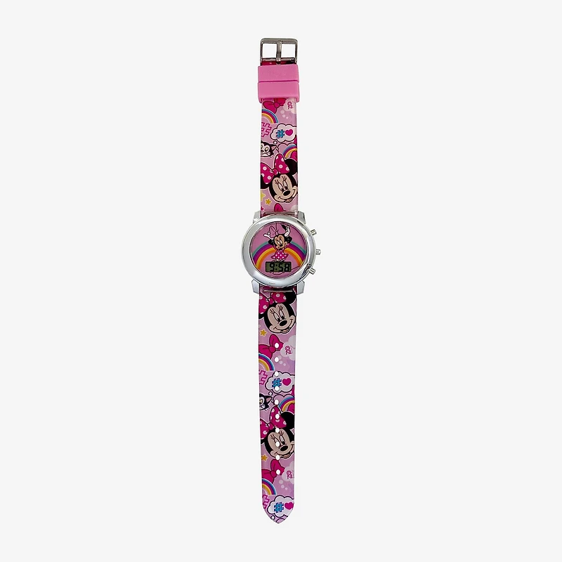 Disney Minnie Mouse Girls Multicolor 4-pc. Watch Boxed Set Mn40148jc