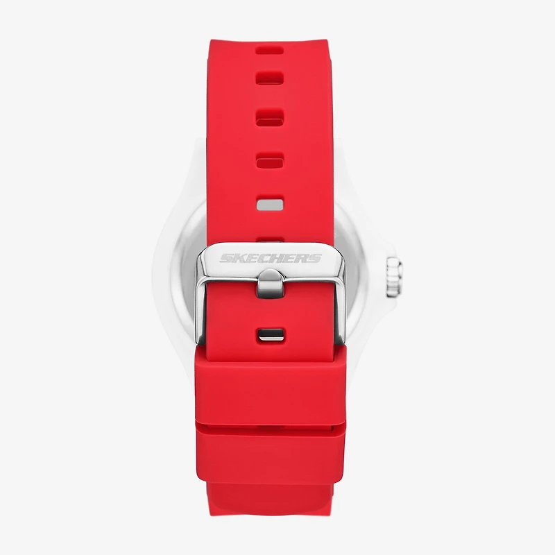 Skechers Rosencrans Mens Red Strap Watch Sr6359