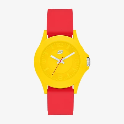 Skechers Rosencrans Mens Red Strap Watch Sr6370