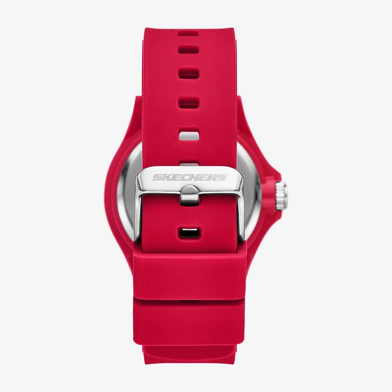 Skechers Rosencrans Mens Red Strap Watch Sr6371