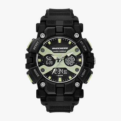 Skechers Mens Black Strap Watch Sr1190
